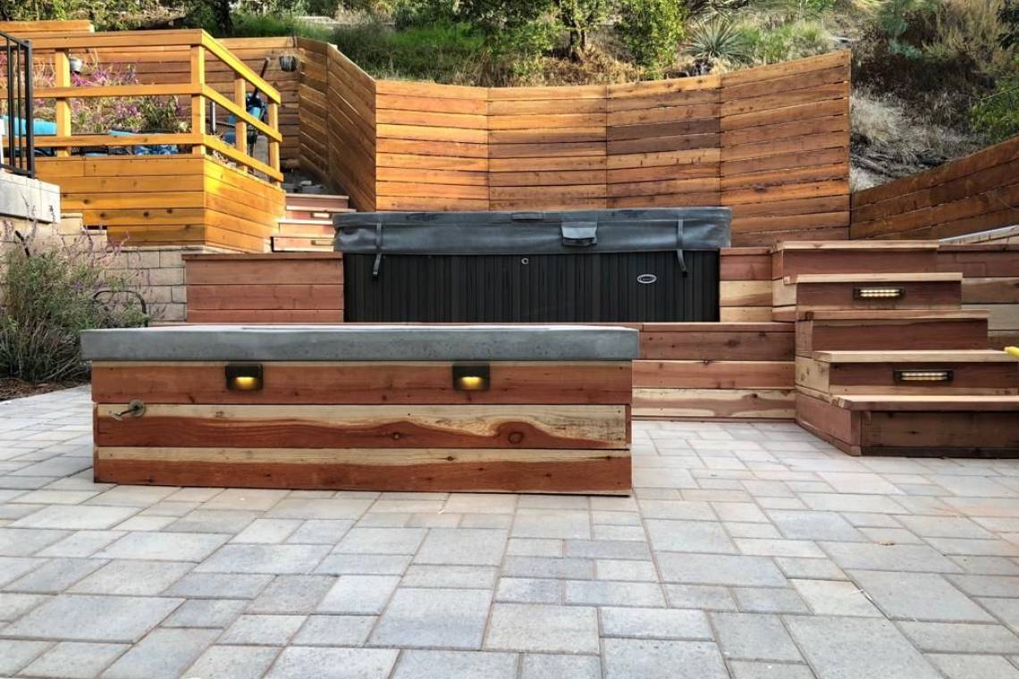 Deck/Fire Pit Backyard Remodel  Mill Valley Gallery Image 1