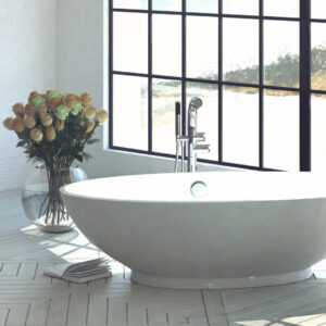 Image of a freestanding tub