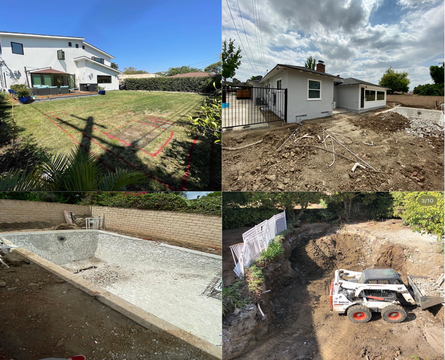 First steps excavation