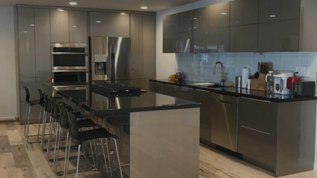 upgraded modern kitchen