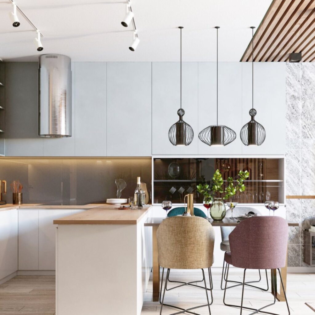 Small transitional kitchen