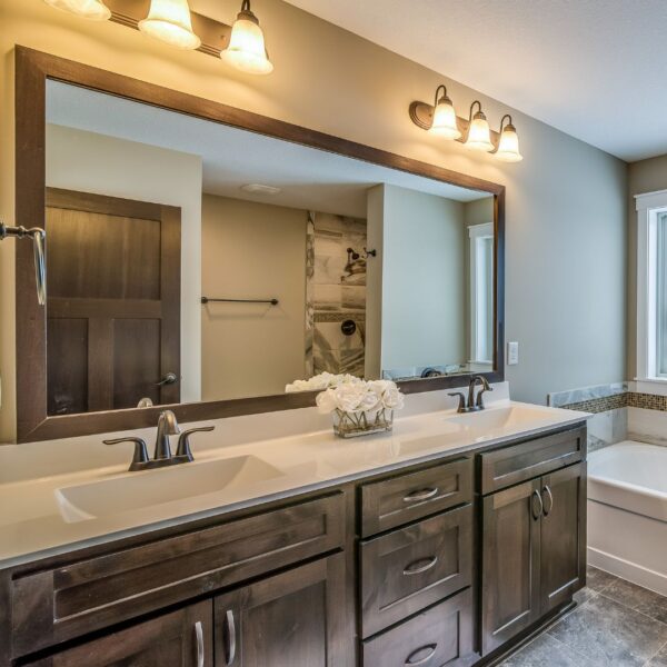 double vanity master bathroom