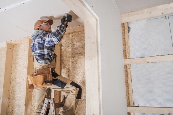 A contractor working