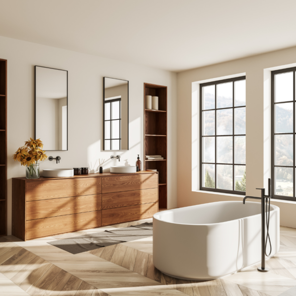 Luxury Bathroom with smart features