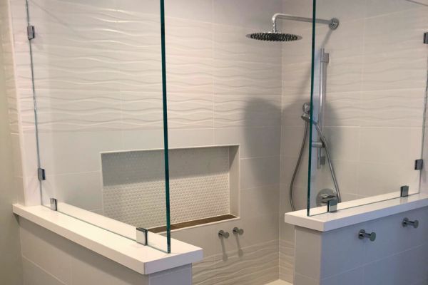 remodel bathroom shower with white tile